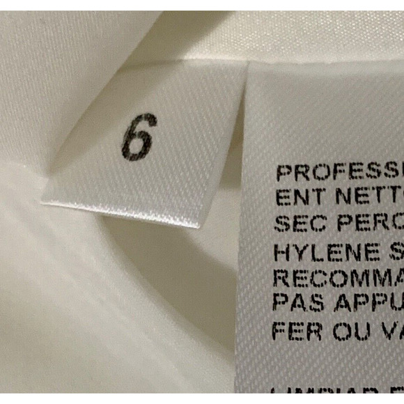 Vintage Doncaster Women's Ivory Lace Dress Sz 6 Sheath Short Sleeve Knee Length - Picture 8 of 10